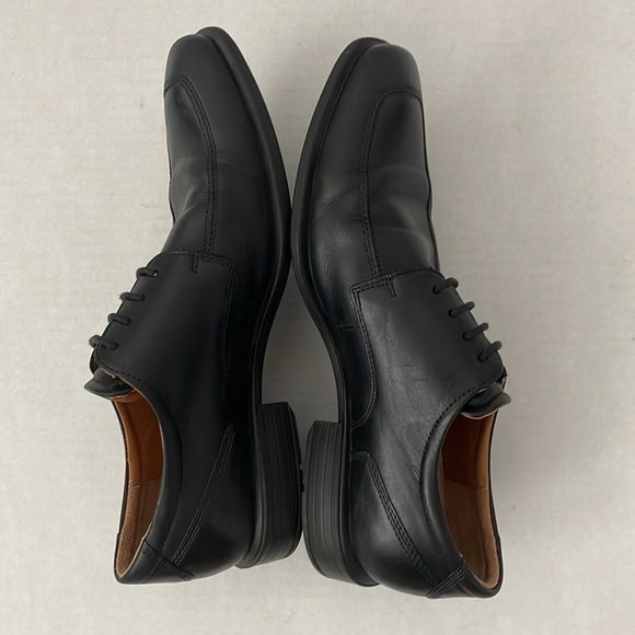 ECCO Men’s Dress Shoe Soft Leather Queenstown Oxfords Size 8 - Picture 5 of 9